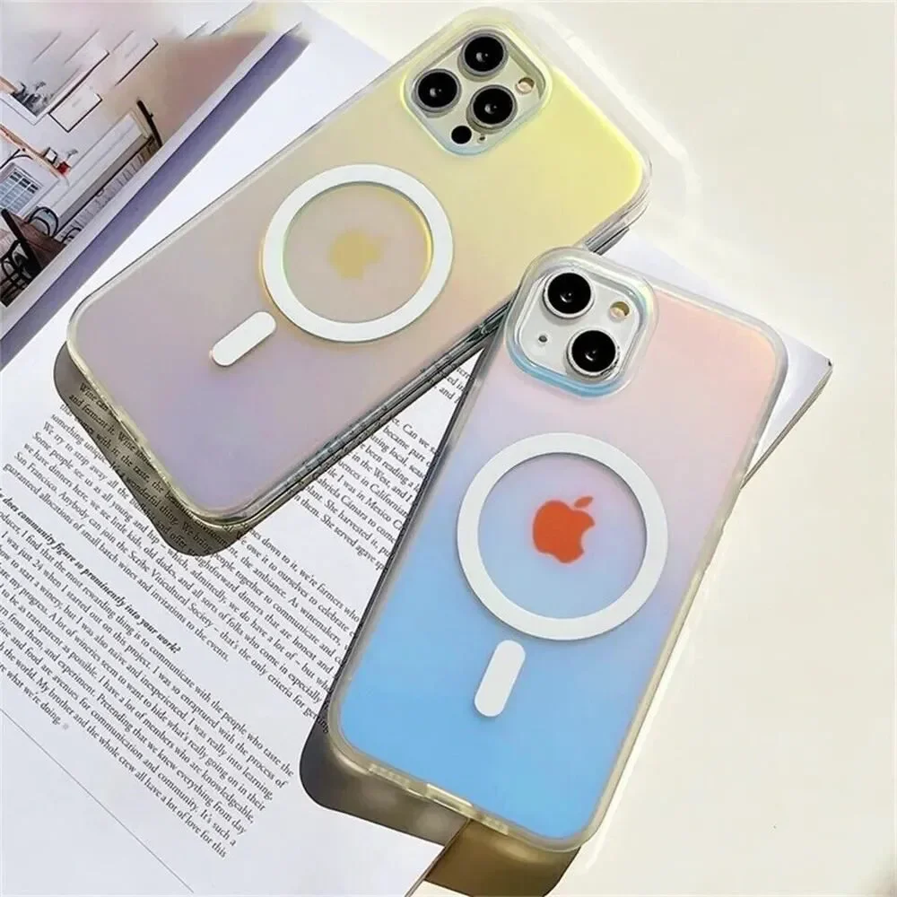 Los Angeles Boutique iPhone 13 Pro Magsafe Compatible Iridescent Clear Case NEW
